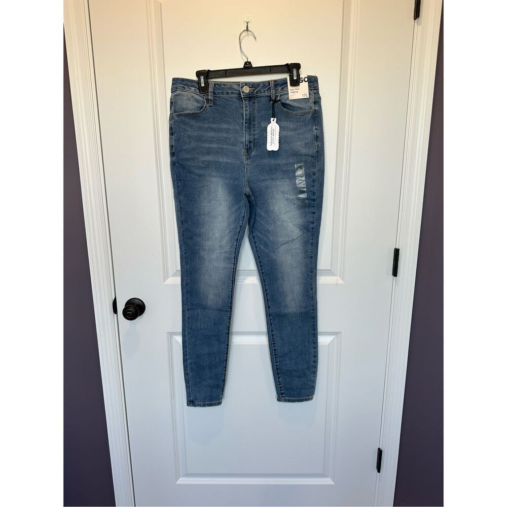 NWT Sonoma High Rise Jeggings Jeans Size 17 Long